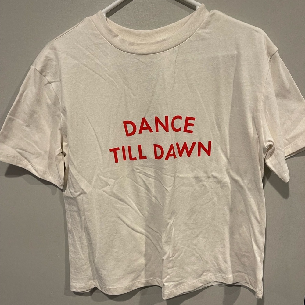 Kate Spade x Target White Tee with Red Print